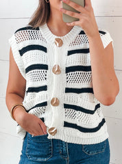 Midnight Rain Sweater Vest