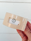 Small Square Teletie Clip