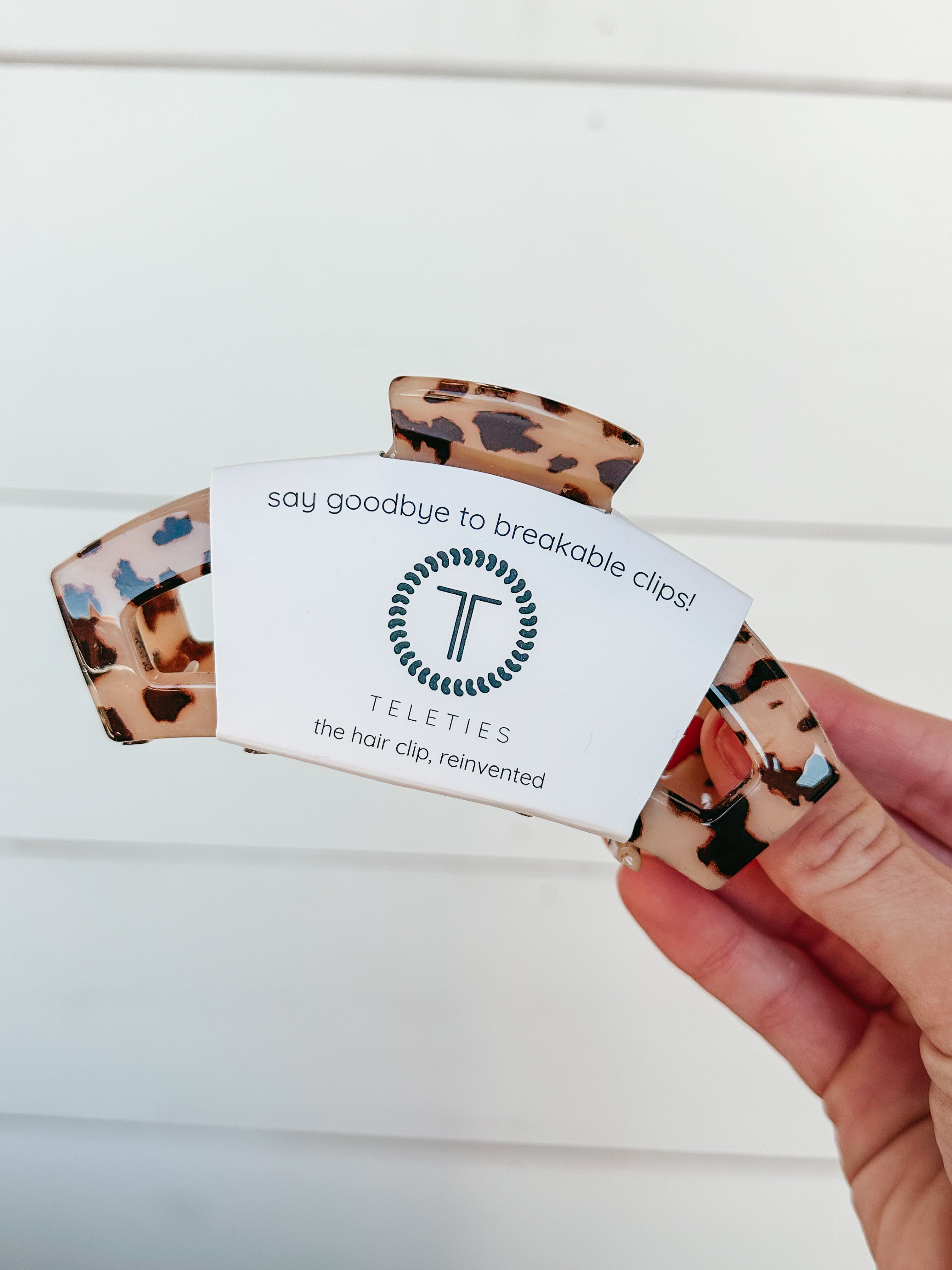 Large Teletie Claw Clip