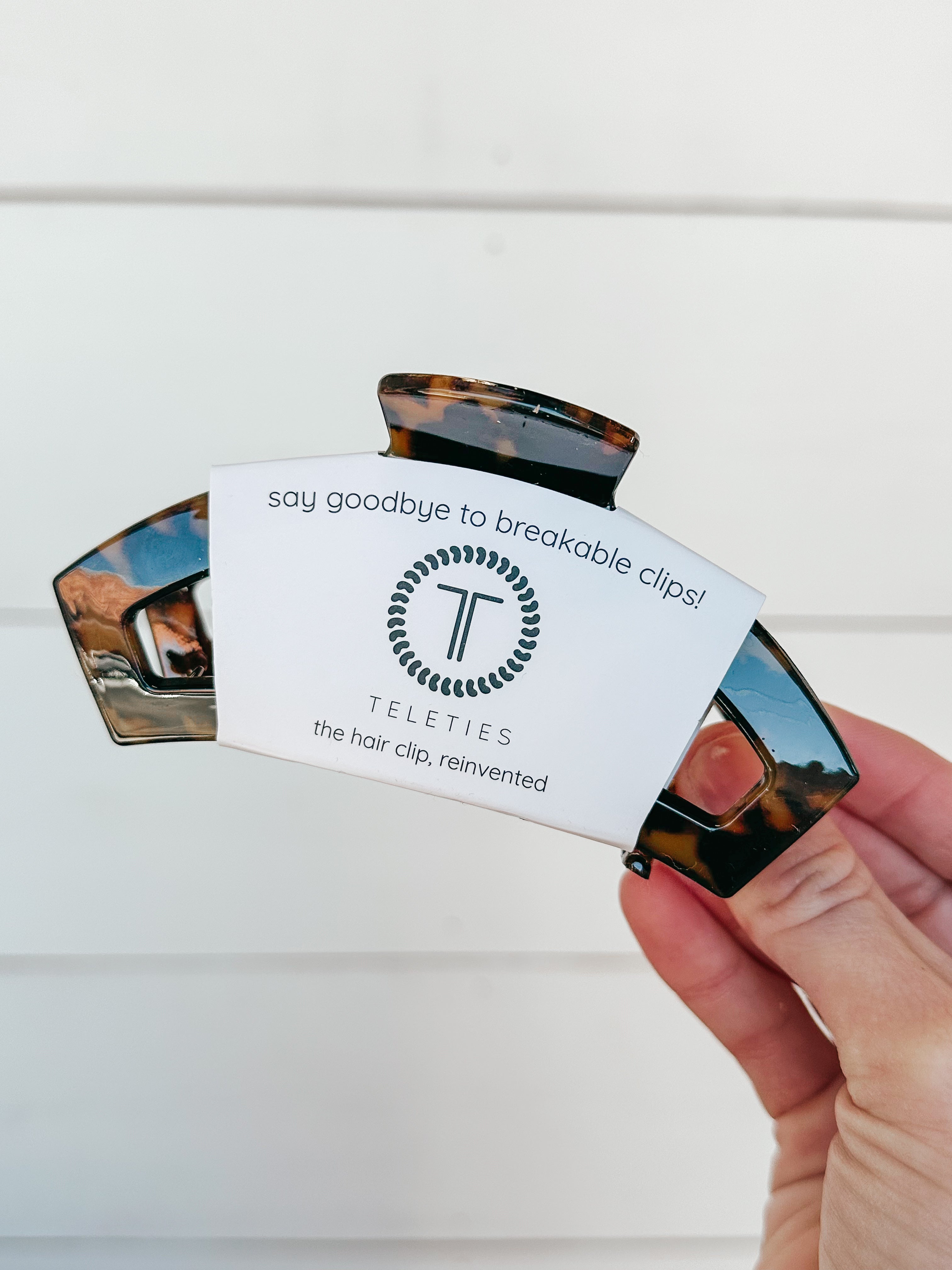 Large Teletie Claw Clip