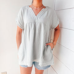 Charlotte Linen Top
