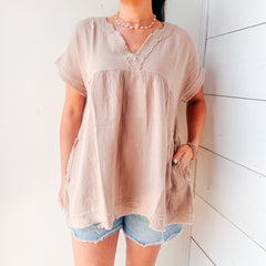 Charlotte Linen Top