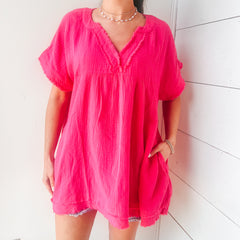 Charlotte Linen Top
