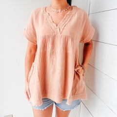 Charlotte Linen Top