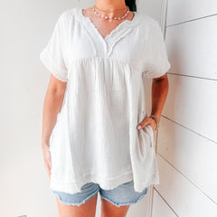 Charlotte Linen Top