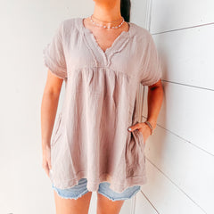 Charlotte Linen Top