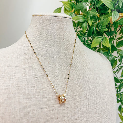 Wheel of Diamonds Necklace