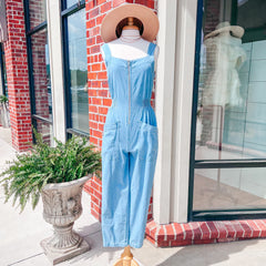 Sunny Days Denim Jumpsuit