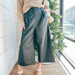 Espresso Leather Pants