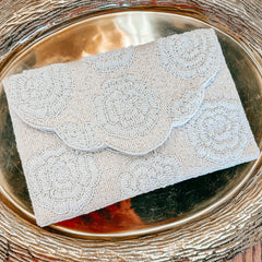 White Magnolias Clutch