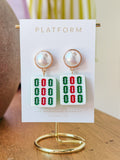 Mahjong Earrings