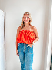 Patch Pocket Wide Leg Flare