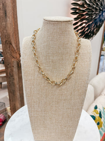 Gold Links Necklace
