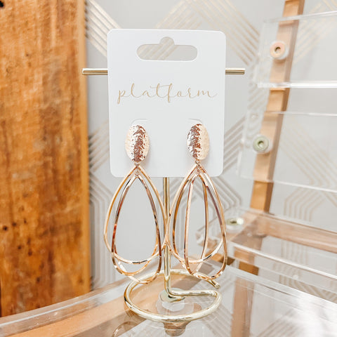 Golden Petals Earrings