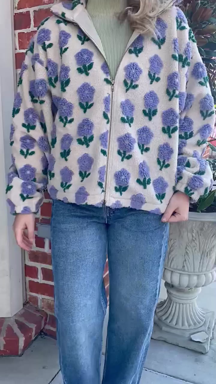 Flower Field Fleece Jacket