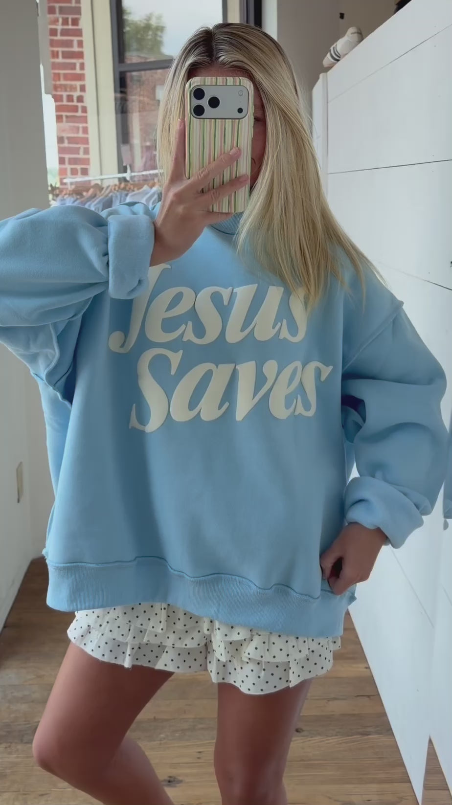 Jesus Saves MockNeck