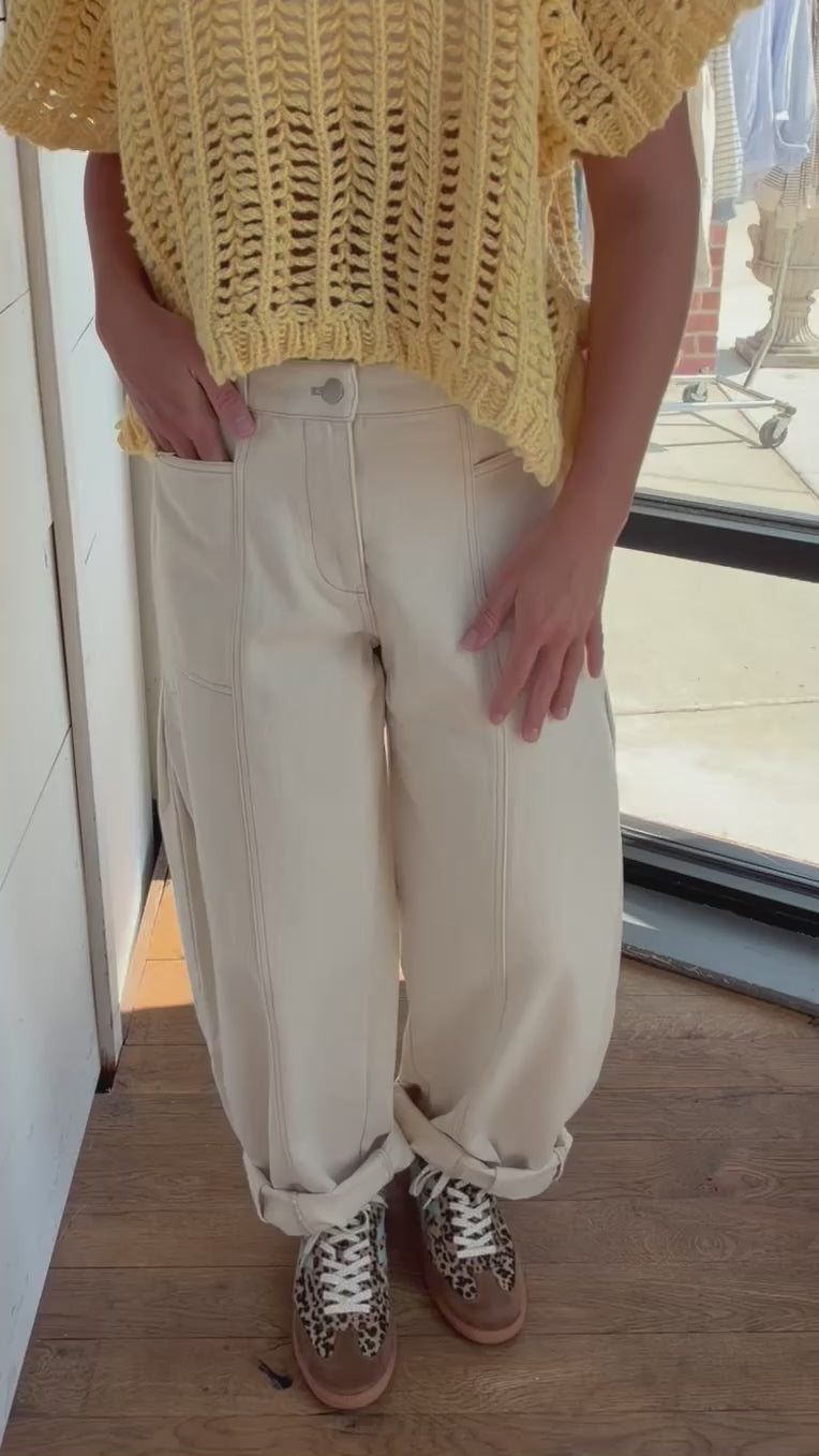 First Chance Barrel Jeans