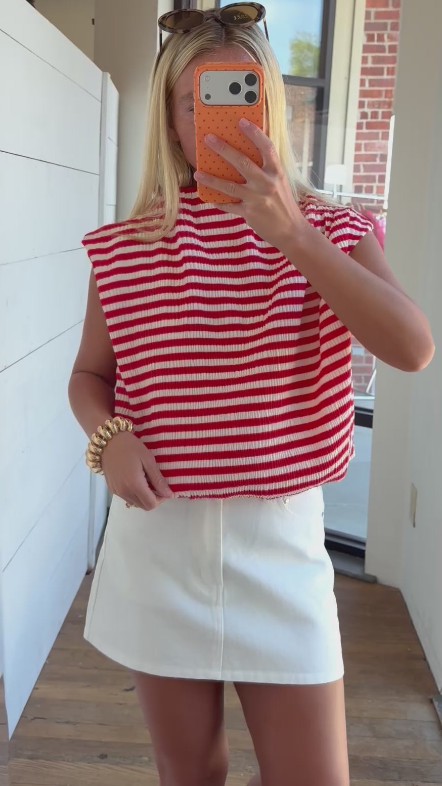 The Castaway Smocked Top