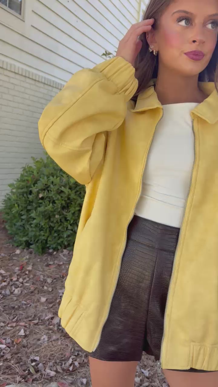 Amber Skies Leather Jacket