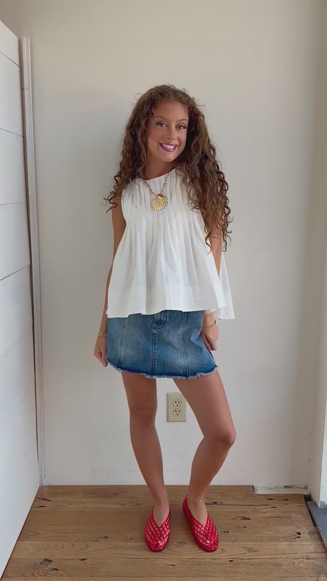 The Jessica Denim Skirt