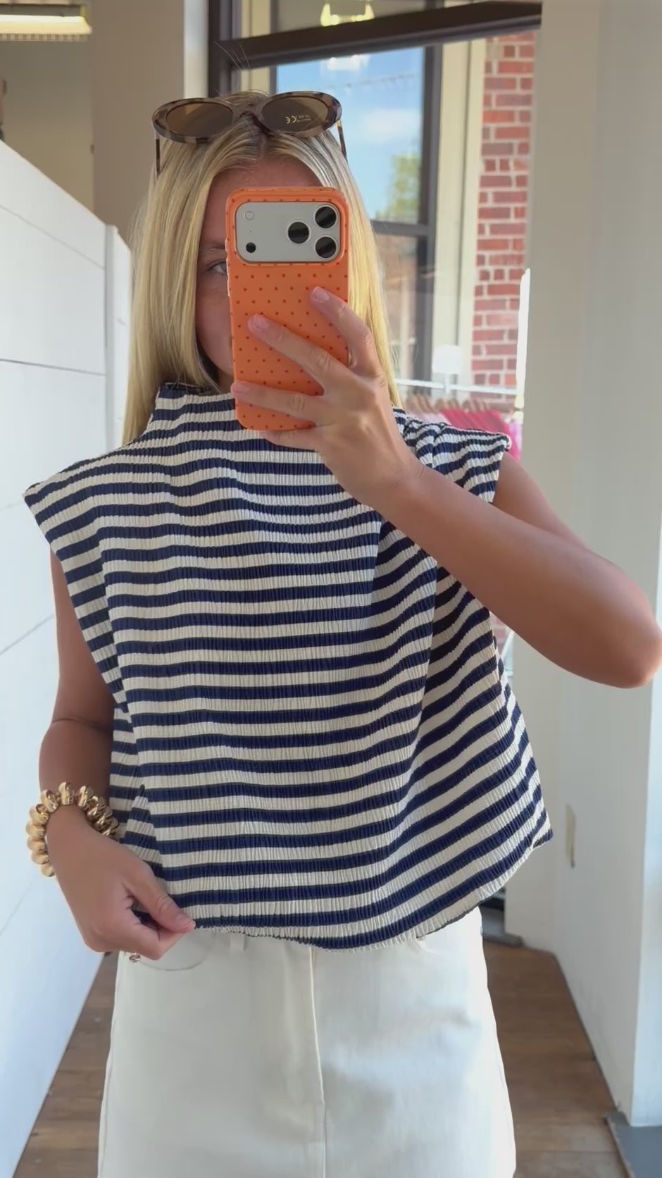 The Castaway Smocked Top