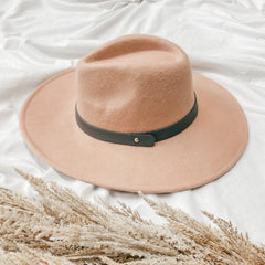 Felt Belted Hat