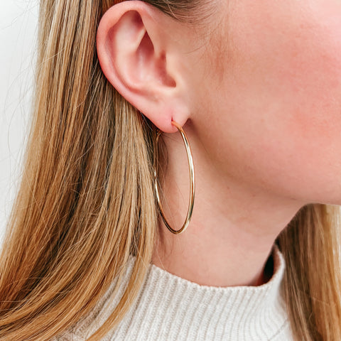 Statement Gold Hoops
