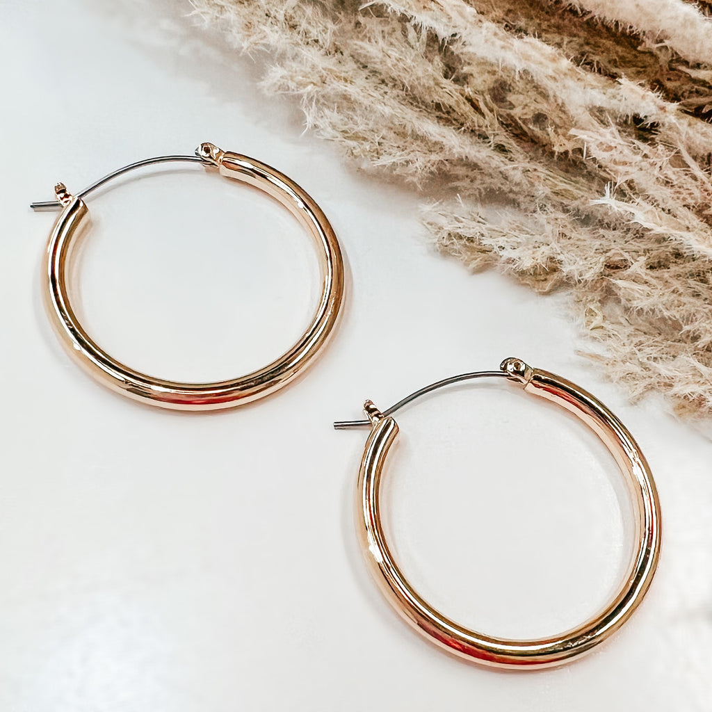 Ellie Gold Hoops
