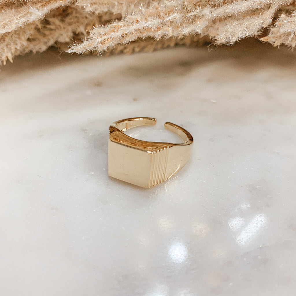 Square Temple Ring