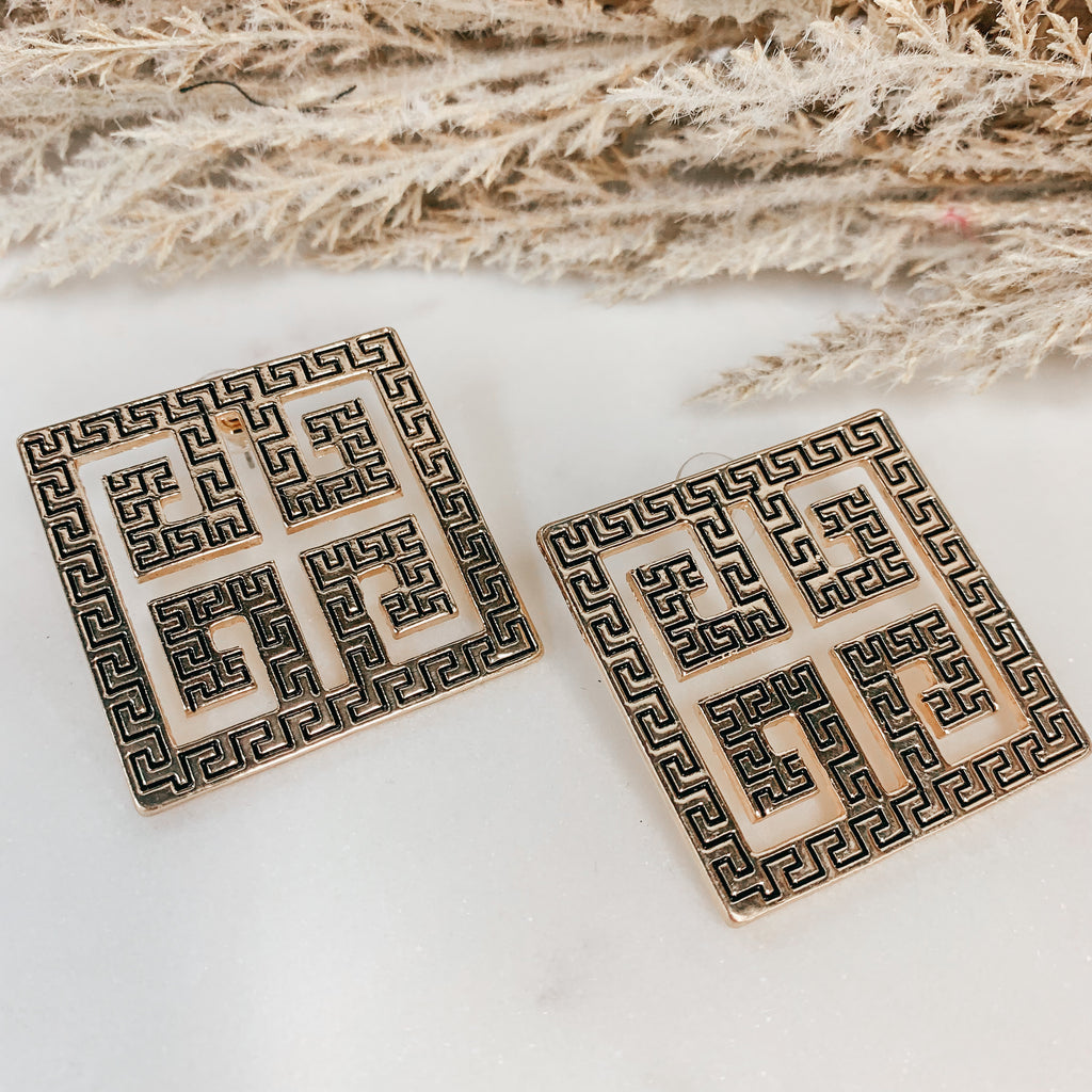 Aztec Earrings