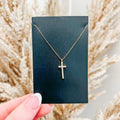 Gold Dipped Christ Cross