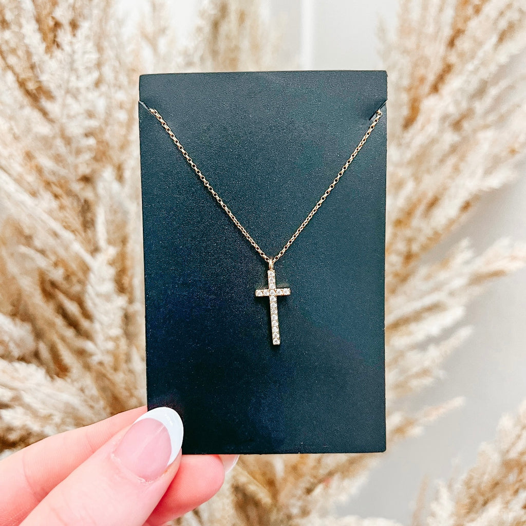 Gold Dipped Christ Cross