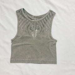 High Neck Crop Top